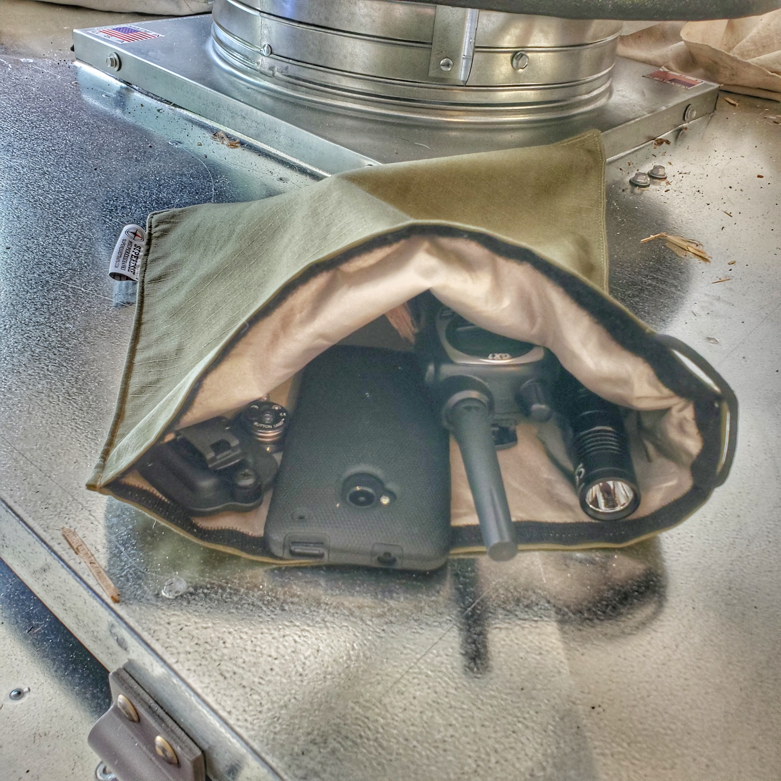 Faraday Hank - EMP/Radiation/RFID Resistant Handkerchief.