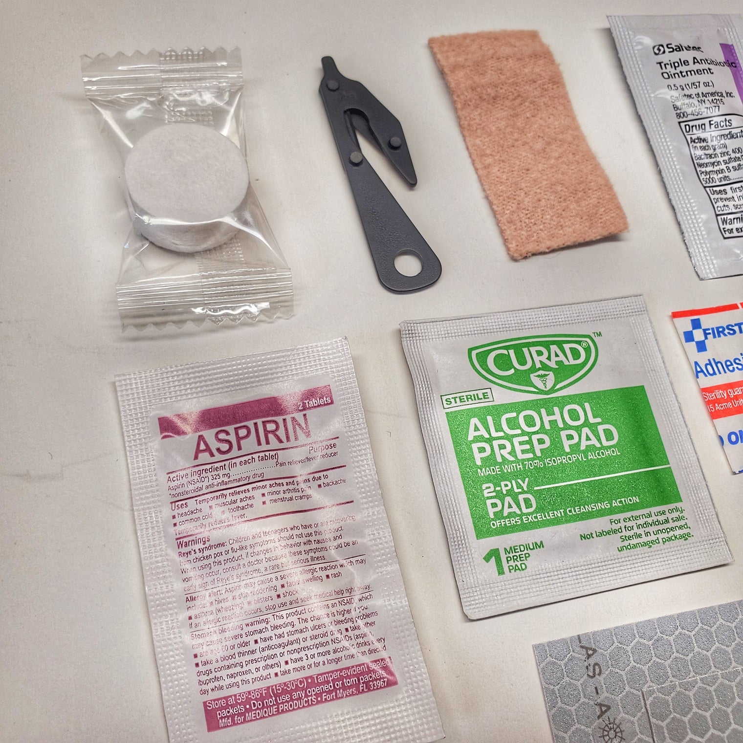 Rescue Patch Kit: emergency tools and last resort first-aid