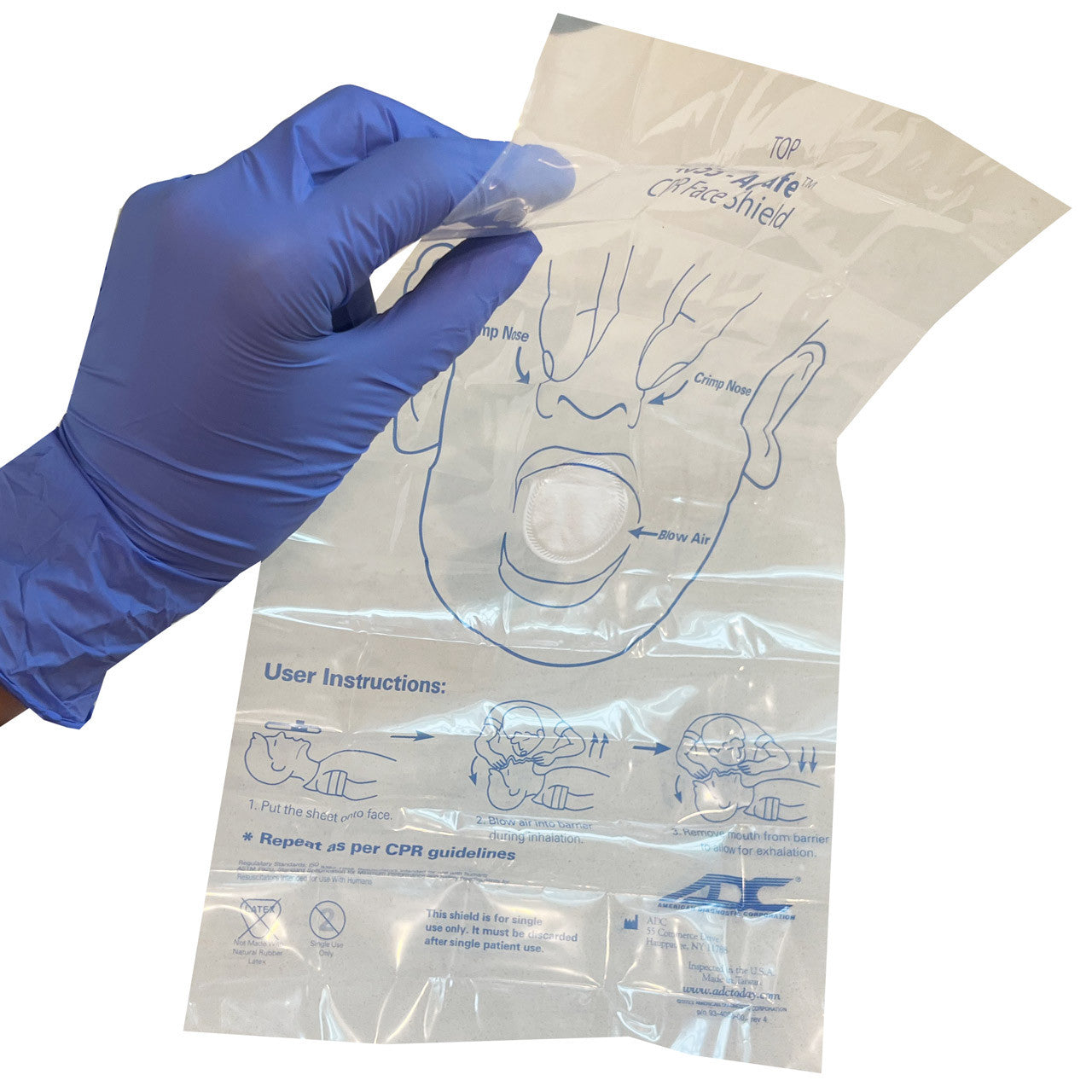 Adsafe CPR Face Shield — product photo 3