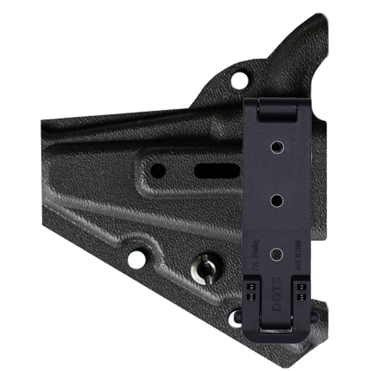 UMG X OS Black PRO/V2/ECO Shear Kydex Holder with Adjustable Retention