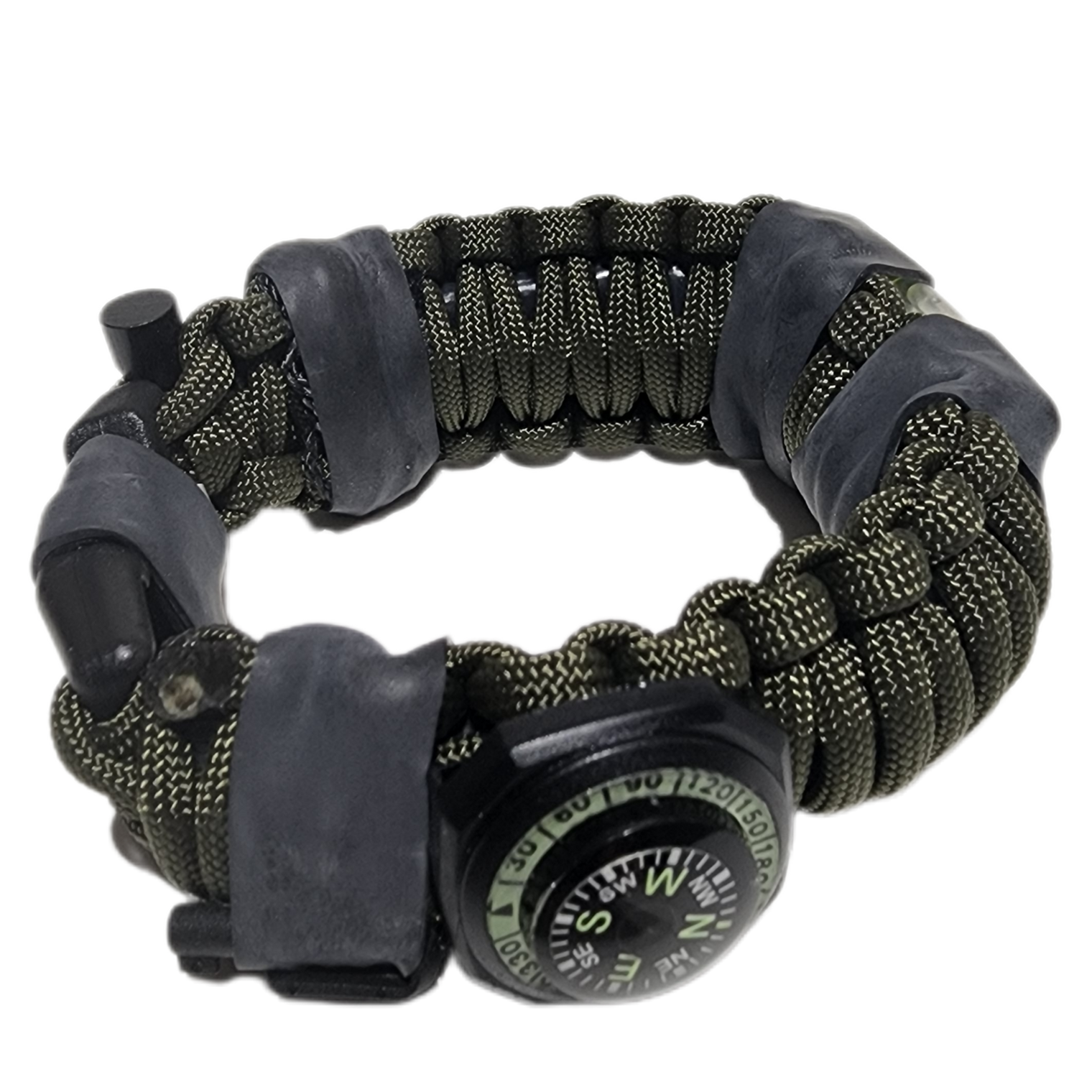 The Escape Evade Pathfinder: Military & Tactical Strap w/ SERE kit, Compass, Kevlar Saw, Cuff Key.