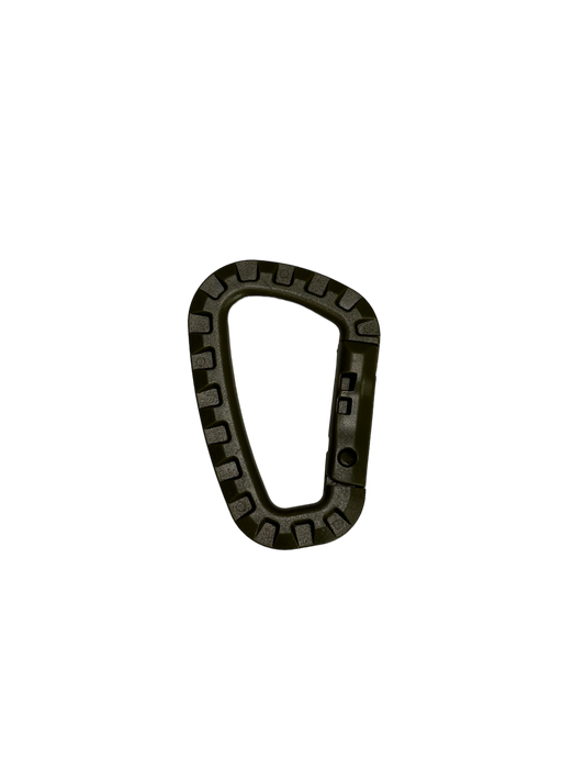 Olive Drab Carabiner Clip Hook Keychain – Lightweight & Durable (Not for Climbing)