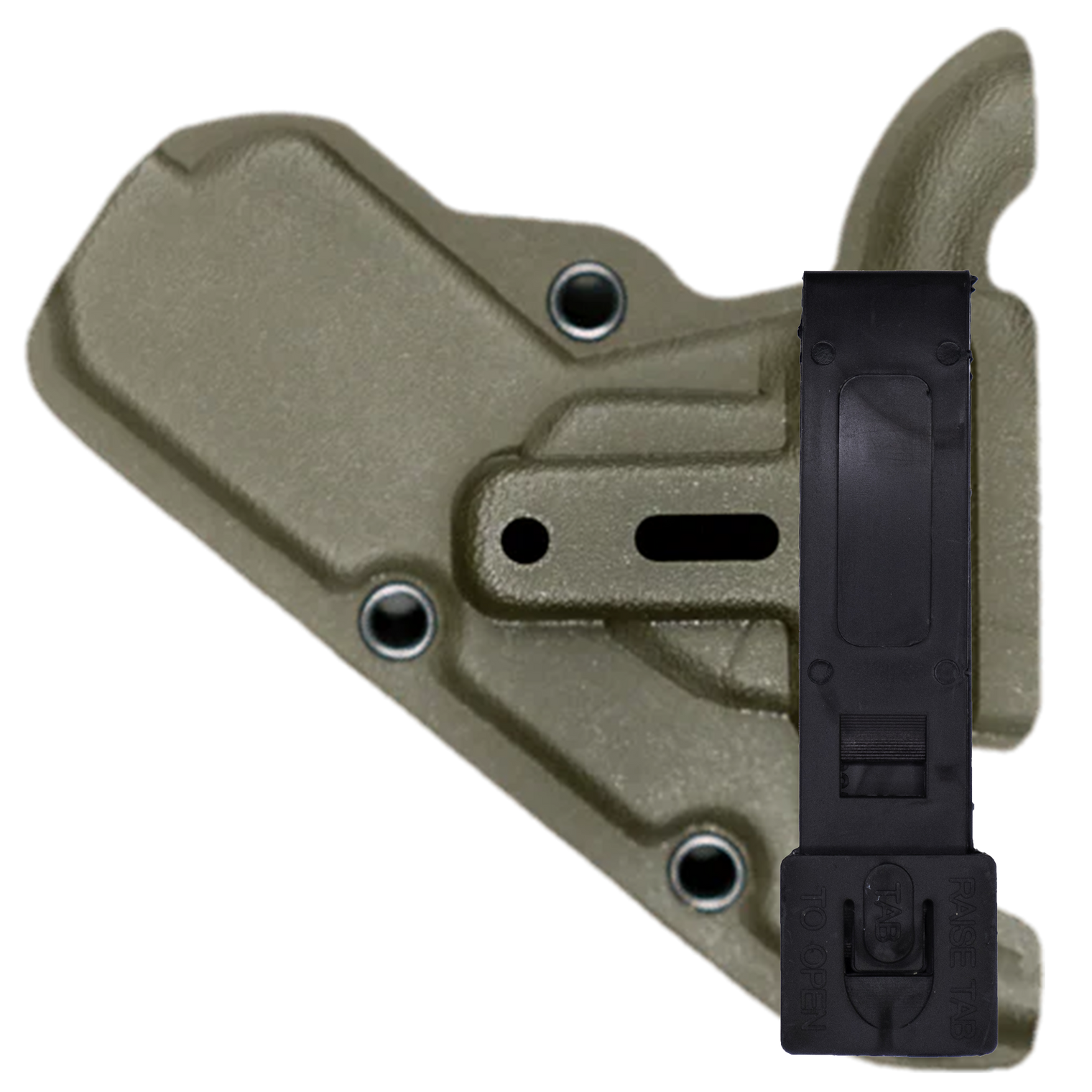 UMG X OS Olive Drab MINI Compact EMT & First Responders Rescue Shears Kydex Holder