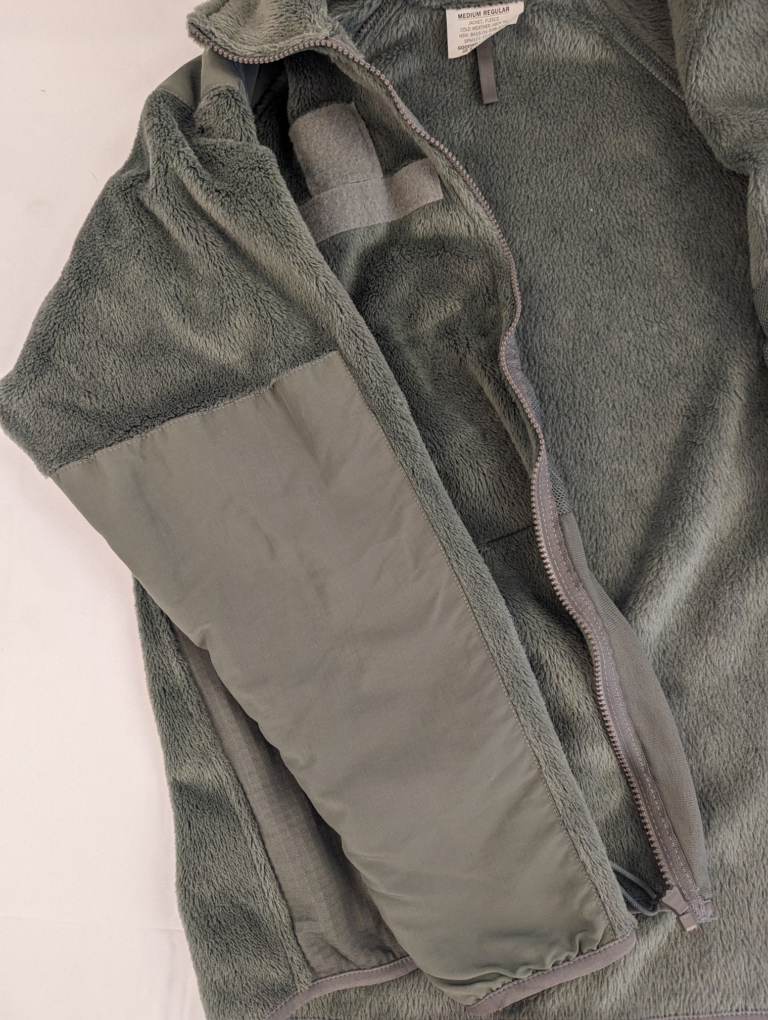 Cold Weather Jacket (Fleece) - Green - Jacket detail view 6