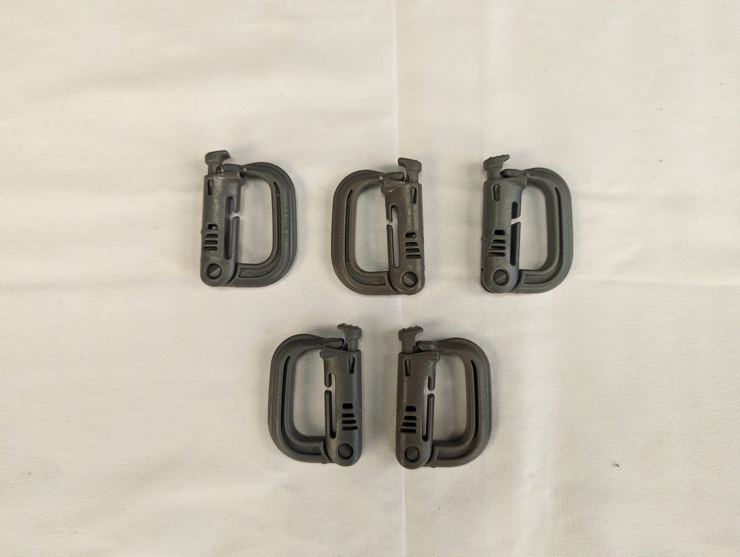 USGI ITW Nexus MOLLE Grimloc Carabiner 5 pack — Survival Tool & Camp, product photo 6