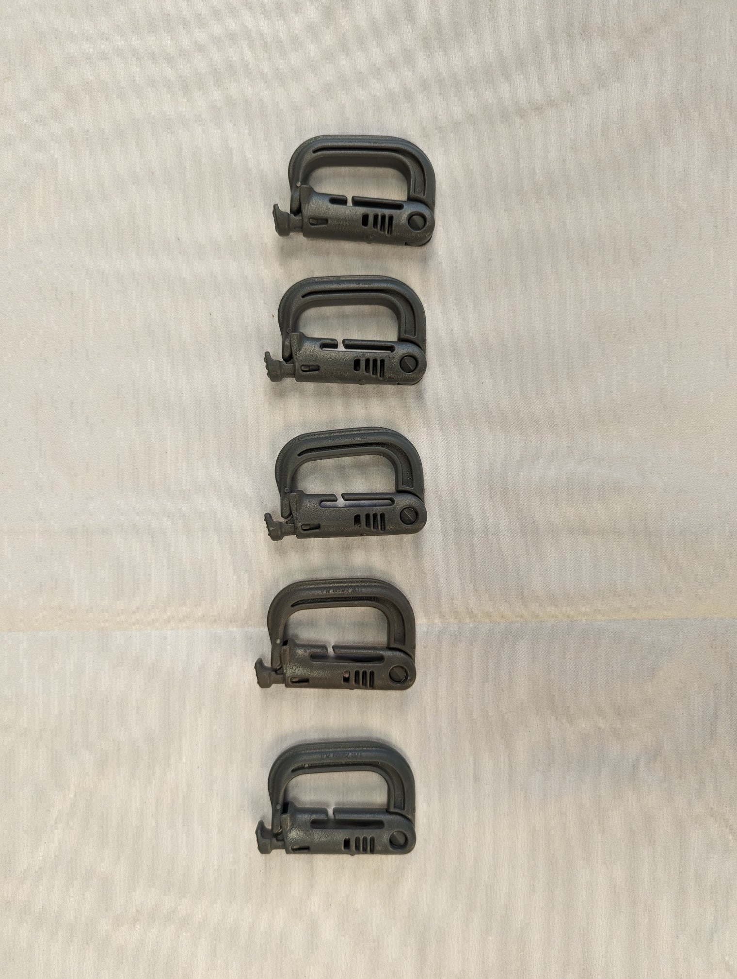 USGI ITW Nexus MOLLE Grimloc Carabiner 5 pack — Survival Tool & Camp, product photo 7