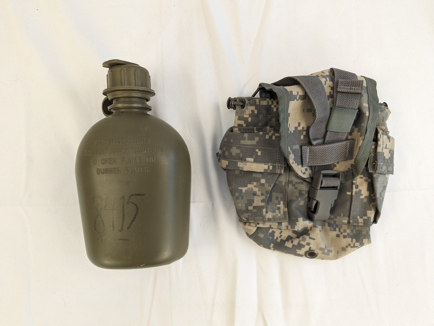 1 Quart Canteen w/ ACU Pouch — Survival Tool & Camp, product photo 3