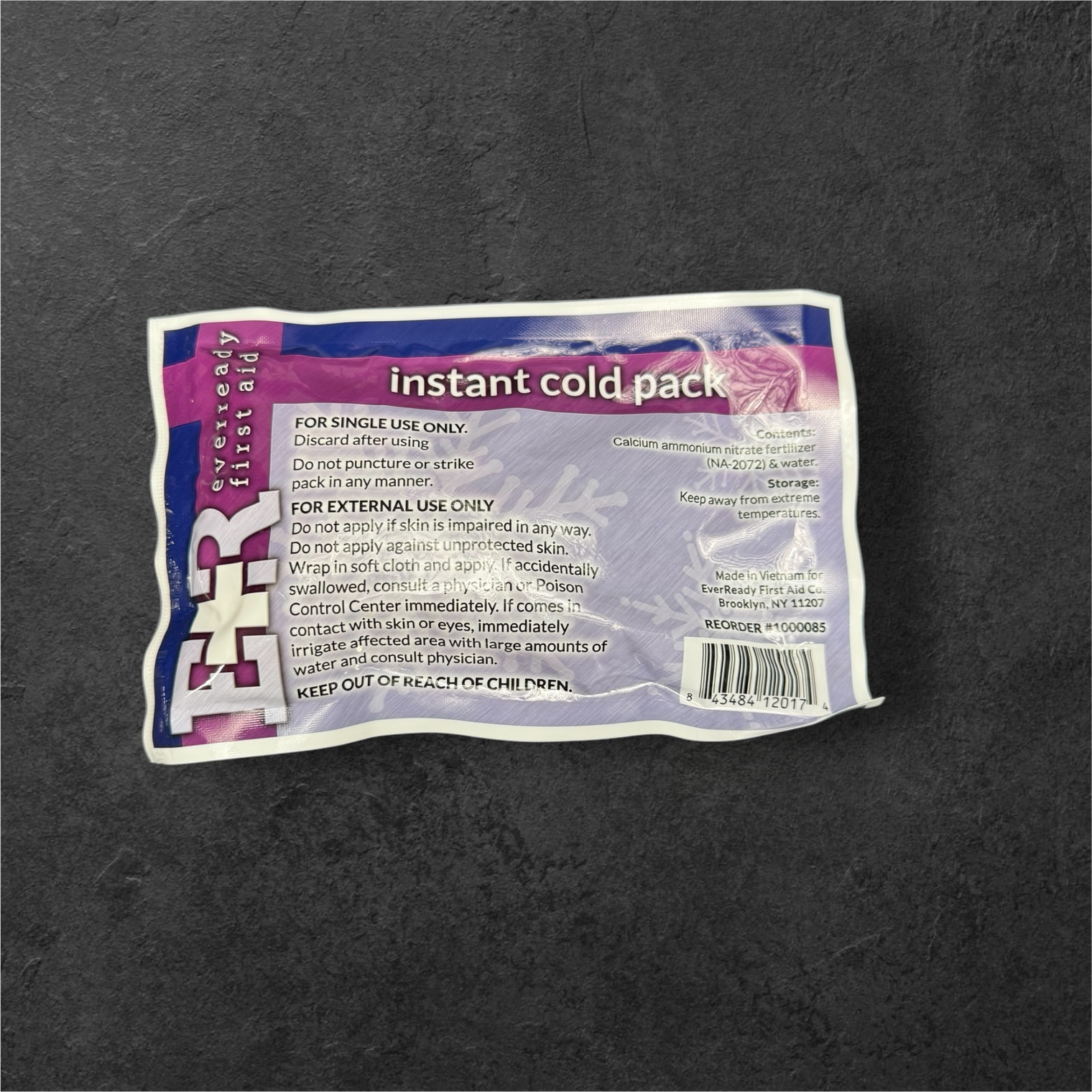 Urban Medical Gear® Instant Cold Pack – Disposable Cold Compress for Pain & Injury Relief