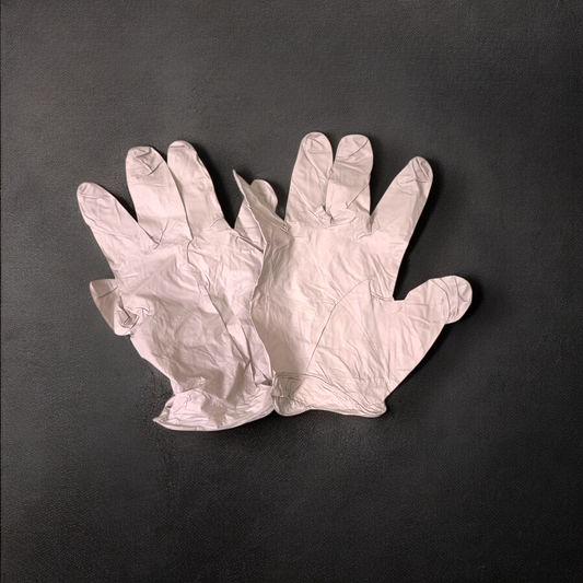 Halyard Sterling SG Nitrile Powder-Free Exam Gloves – Large (1 Loose Pair) | 3.7 mil, 9.5” Length, Textured Grip