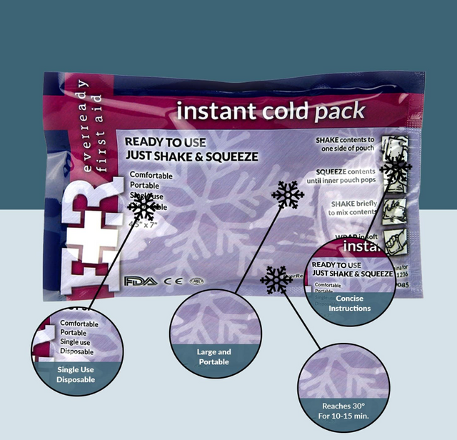 Urban Medical Gear® Instant Cold Pack – Disposable Cold Compress for Pain & Injury Relief