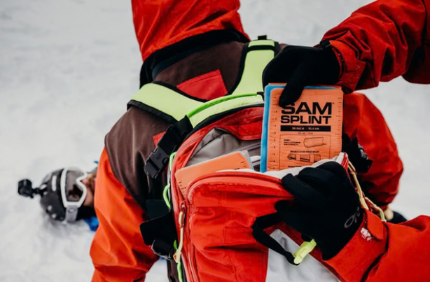 SAM Splint - 24” (Orange/Blue) | Compact & Versatile Medical Splint for Immobilization