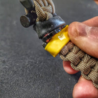 Urban Carry Strap - EDC Bracelet with Pry Bar, Firestarter, Kevlar Saw and Cuff Key or LED Flashlight.