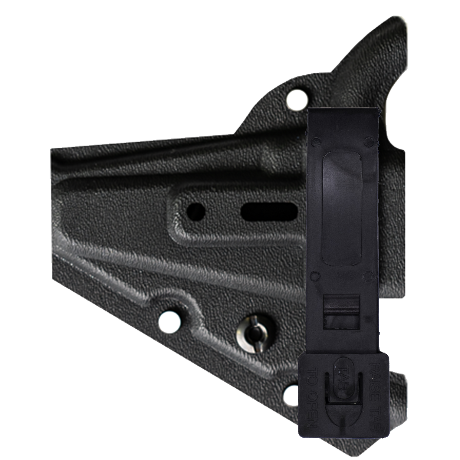 UMG X OS Black PRO/V2/ECO Shear Kydex Holder with Adjustable Retention