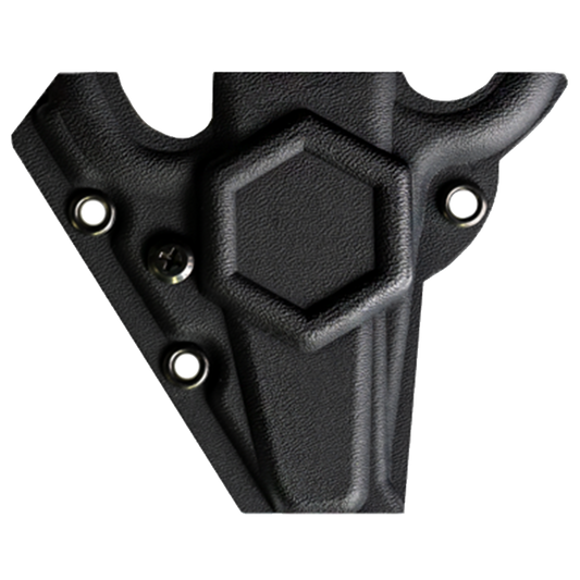 UMG X OS Black PRO/V2/ECO Shear Kydex Holder with Adjustable Retention
