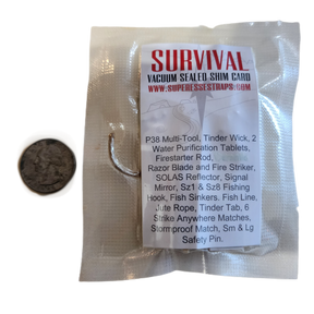 Shim Personal Survival Cards - Wallet Size Vacuum Sealed Survival Packets - Supplies detail view 58
