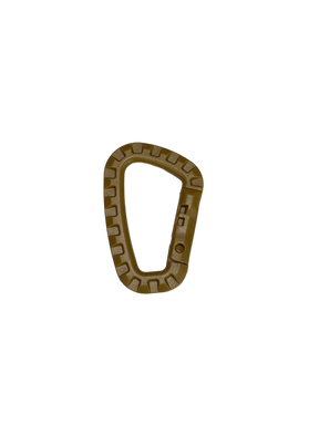 Coyote Tan Carabiner Clip Hook Keychain – Lightweight & Durable (Not for Climbing) -  by ONE SHEAR®