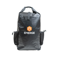50L Heavy Duty Dry Bag w/ Straps - Black