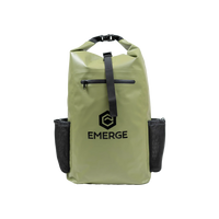 30L Heavy Duty Dry Bag w/ Straps - Olive