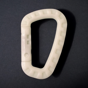 Ghost Glow Carabiner Clip Hook Keychain – Glow in the Dark, Lightweight & Durable -  by ONE SHEAR®