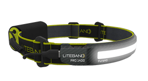 PRO 1400 PureHD™ Wide Beam Rechargeable Headlamp -  by Liteband