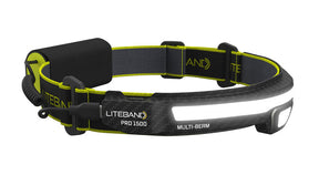 PRO 1500 LED Multi-Beam Rechargeable Headlamp -  by Liteband