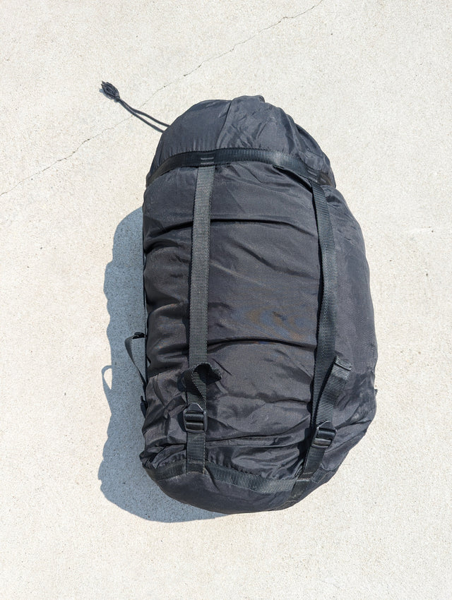 Compression Stuff Sack - Black — Survival Tool & Camp, product photo 2