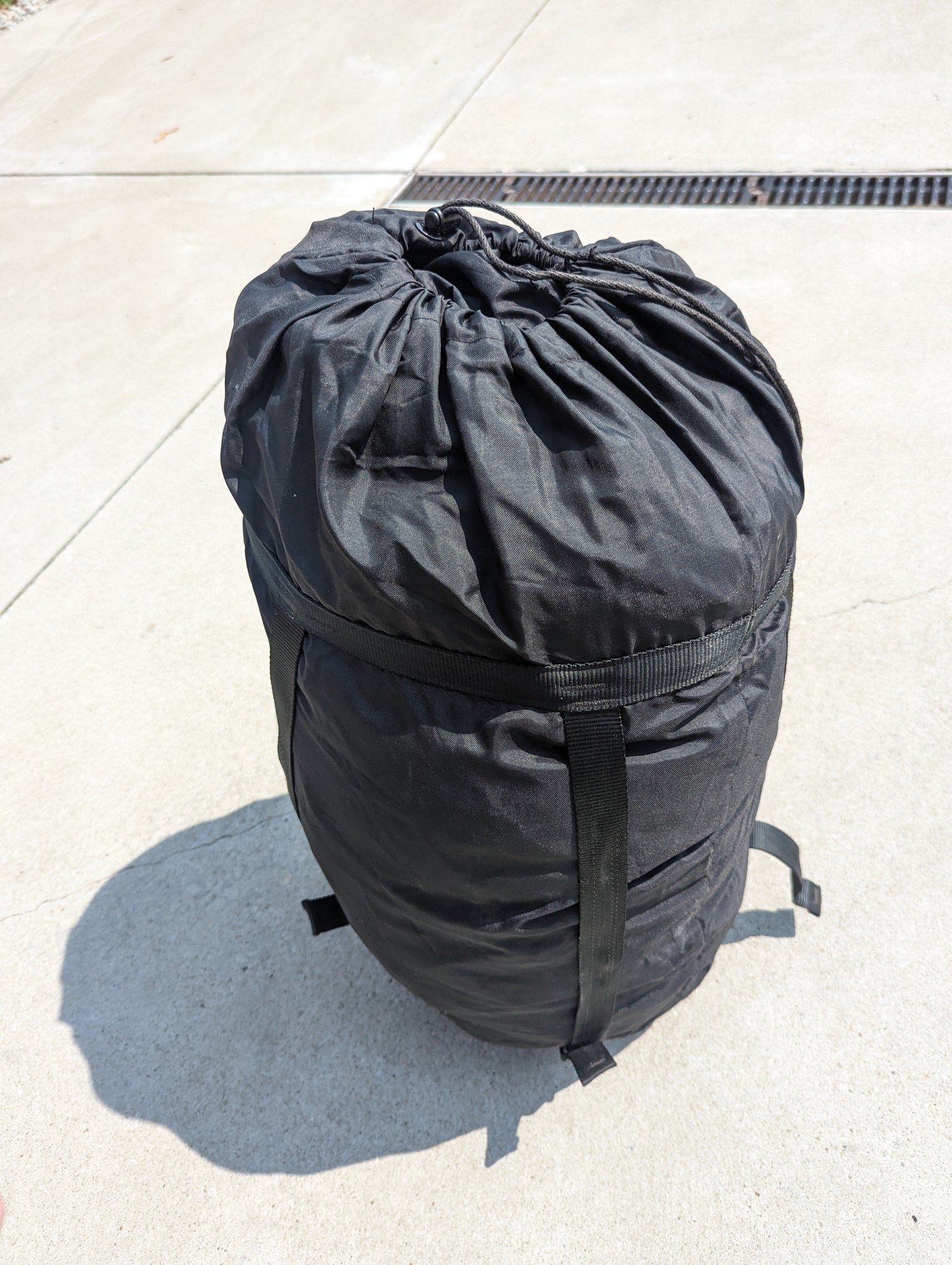 Compression Stuff Sack - Black — Survival Tool & Camp, product photo 3