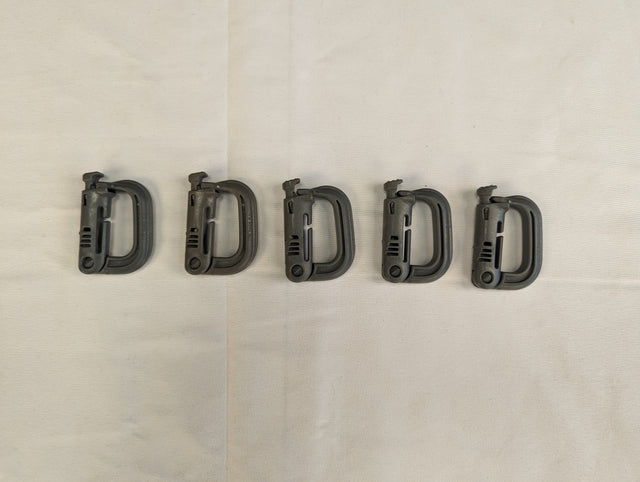 USGI ITW Nexus MOLLE Grimloc Carabiner 5 pack — Survival Tool & Camp, product photo 2
