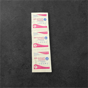 Urban Medical Gear® BZK Antiseptic Towelettes – 3-Pack, Individually Wrapped 5” x 7” Wipes for First Aid & Skin Cleansing
