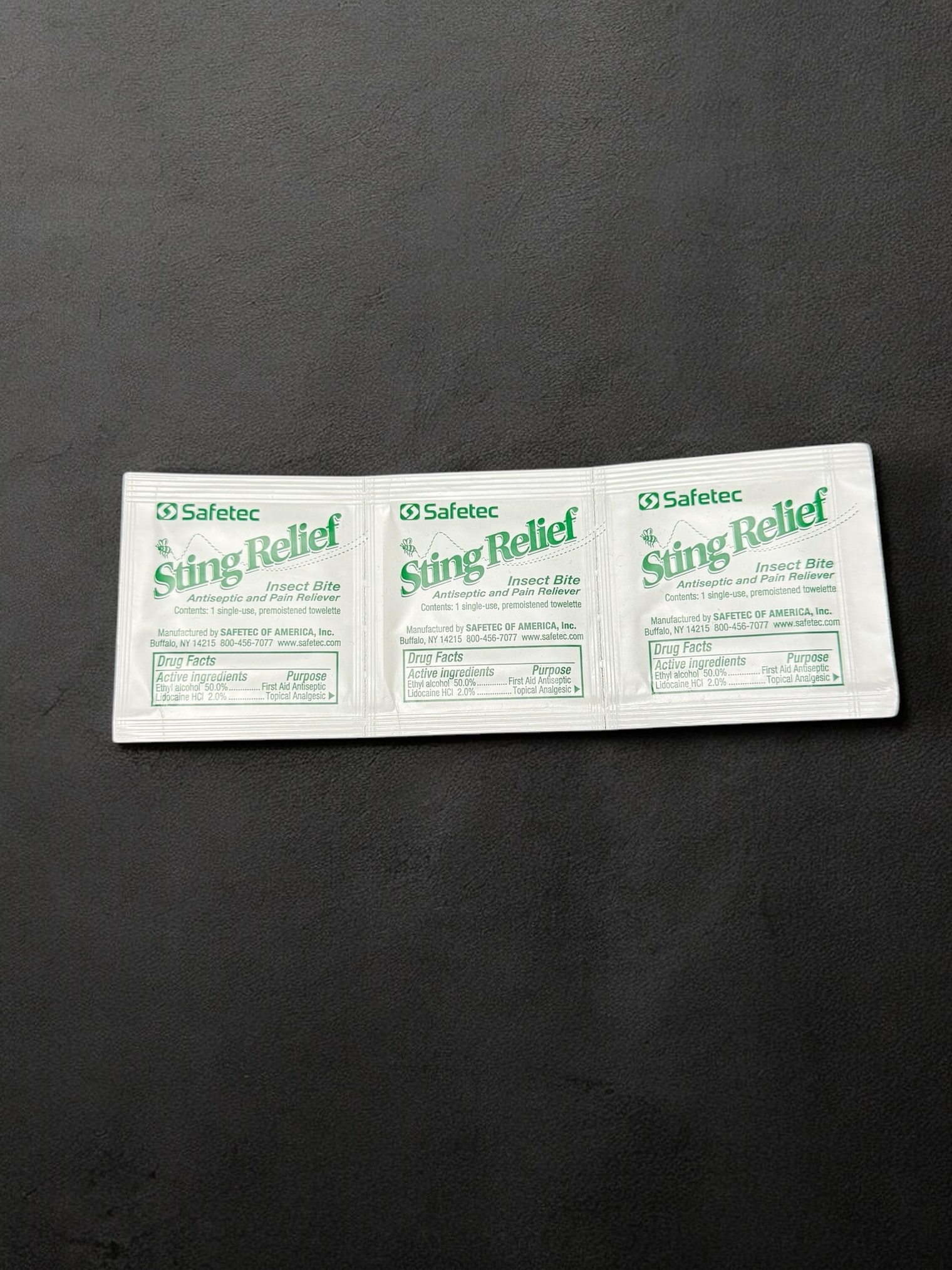 Urban Medical Gear® Sting Relief Wipes – Fast Itch & Pain Relief for Insect Bites & Stings 3Pk