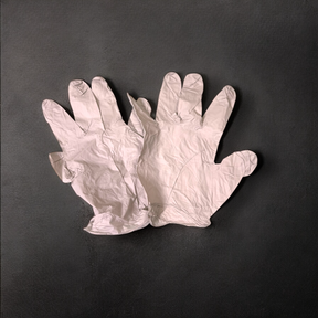 Halyard Sterling SG Nitrile Powder-Free Exam Gloves – Large (1 Loose Pair) | 3.7 mil, 9.5” Length, Textured Grip -  by Urban Medical Gear 