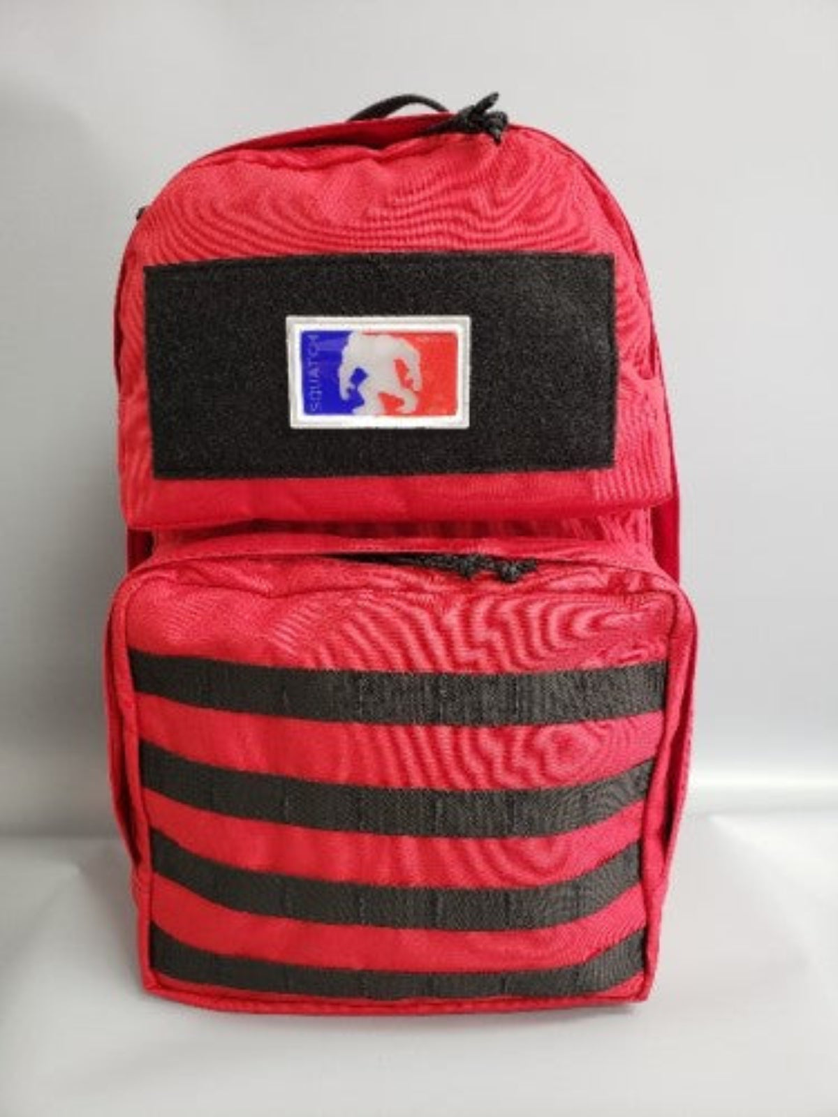 Mothman Backpack — American-Made, Berry-Compliant EDC Red with Black webbing