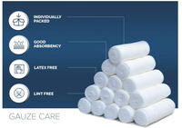Urban Medical Gear® Gauze Rolls –  4” x 4.1 Yards, Premium Lint & Latex-Free Conforming Bandages