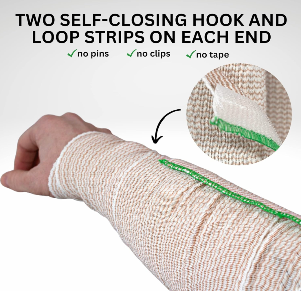 Urban Medical Gear® 6” x 10 Yards Elastic Compression Wrap – Self-Closure, Non-Slip Elastic Bandage