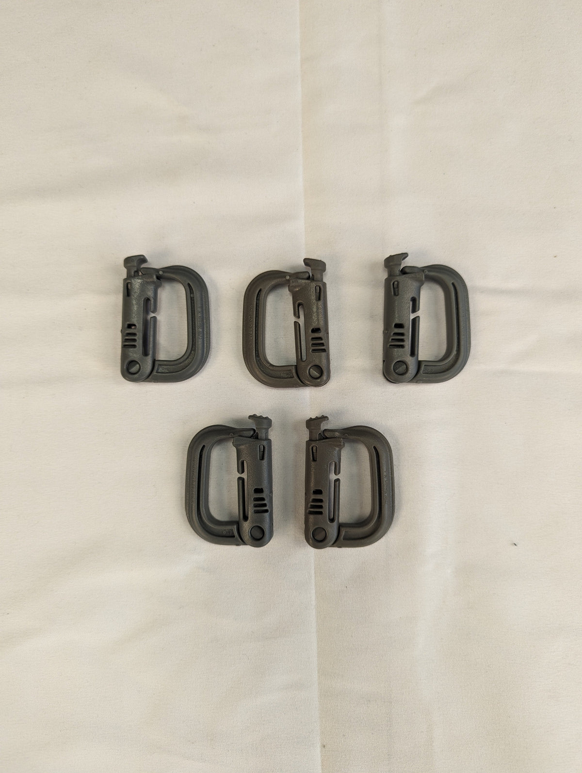 USGI ITW Nexus MOLLE Grimloc Carabiner 5 pack