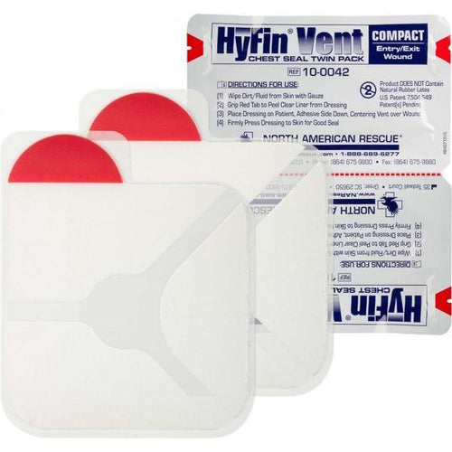 HyFin Vent Compact Chest Seal Twin Pack - Urban Medical Gear 